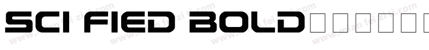 Sci Fied Bold字体转换